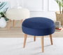 Atelier Del Sofa Puf Azul Oscuro